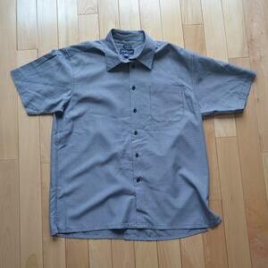 Joseph & Feiss Short Sleeve Button Up Shirt Size L